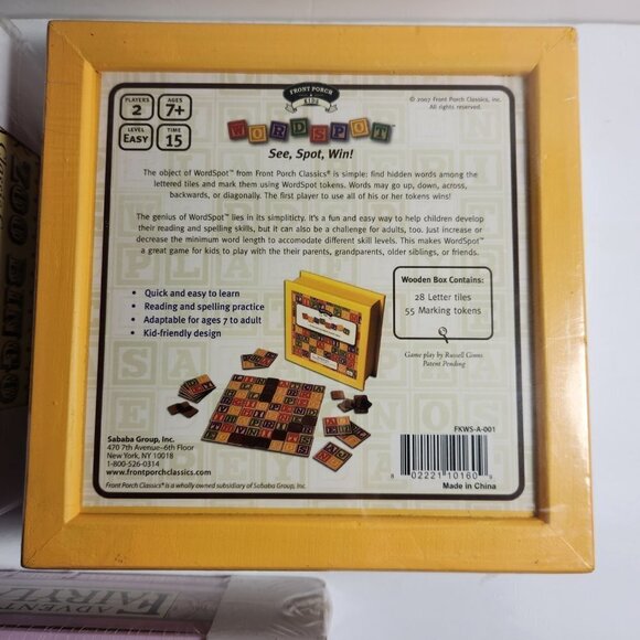 Front Porch Classics Games Lot of 3 Adventures in Fairyland Zoo Bingo Wo… - Picture 6 of 10